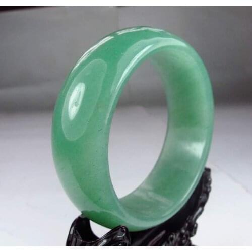 2020 Hot sale brand natural green jade bangle handcarved flower jadeite jade bangle real women jade bracelets