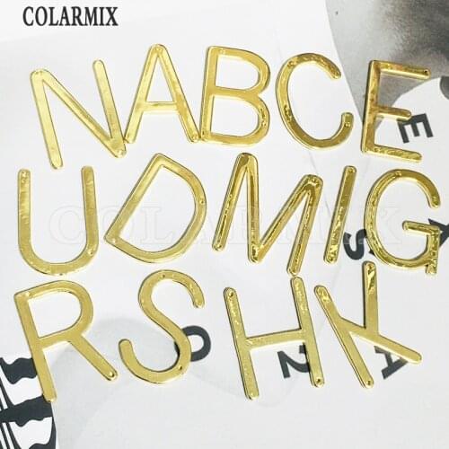 26 pcs letters Big slim letters charm .Alphabets charm for jewelry making necklace pendants for women 9660