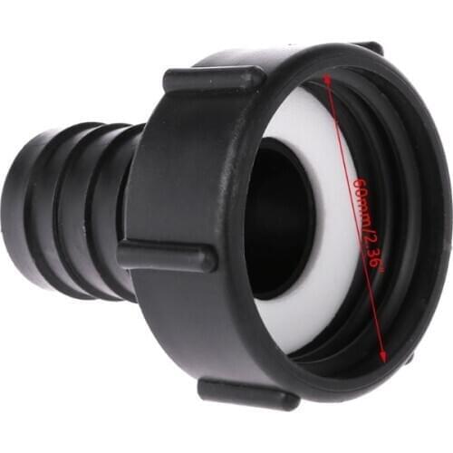 275 330 Gallon IBC Tote Tank VALVE ADAPTER 2.36" Coarse Thread NPT Adapter