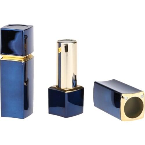 2x Empty Lipstick Tubes, Refillable Lip Gloss Balm Bottle Container