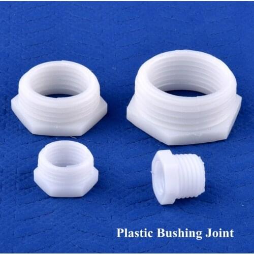 5~200pcs 1/8" ~ 1" Thread Bushing Joint Aquarium Fish Tank Adapter Garden Irrigation Water Pipe Hose Joints Reducing Connector