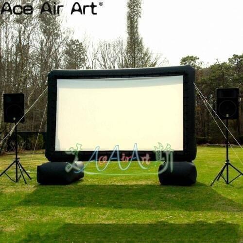 Ace Air Art offered outdoor giant inflatable movie screen come with air blower