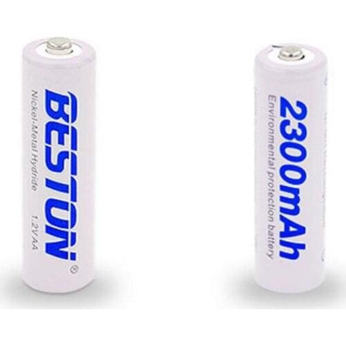 4Pcs /Lot Low self-discharge Durable AA Battery Actual capacity 1.2V 2300mAh Ni-MH Rechargeable Batteries 1.2 Volt 2.3A Baterias