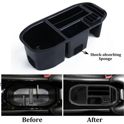 Car Accessories control panel ABS Car Water Cup Holder Storage Box Container Tray For Honda Vezel HR-V HRV Trunk Organizer