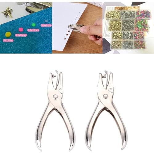 3mm/6mm Hole Punch Single Hole Paper Cutter Round Mini Brads for Scrapbooking Accessories Fastener School Office Supplies