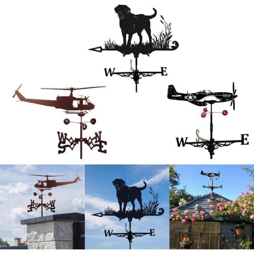 Weather Vane Wind Direction Indicators Home Roof Garden Farm Helicopter