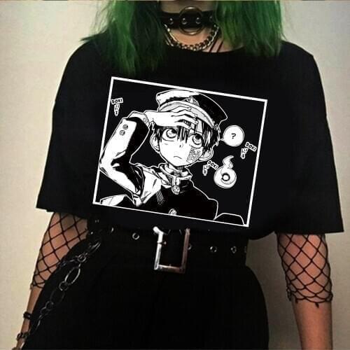 Janpanese Anime Toilet Bound Hanako Kun Short Sleeved T-shirt Unisex Harajuku Shirt