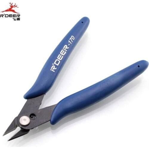 R'DEER TOOL HONGKONG BRAND mini precision 5" electronic scissors electric plier diagonal plier
