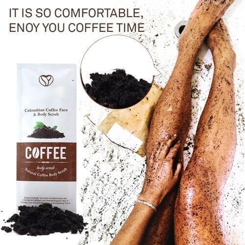 5pcs/bag Coffee Scrub Body Scrub Cream Facial Dead Sea Salt For Exfoliating Whitening Moisturizing Anti Cellulite Treatment Acne