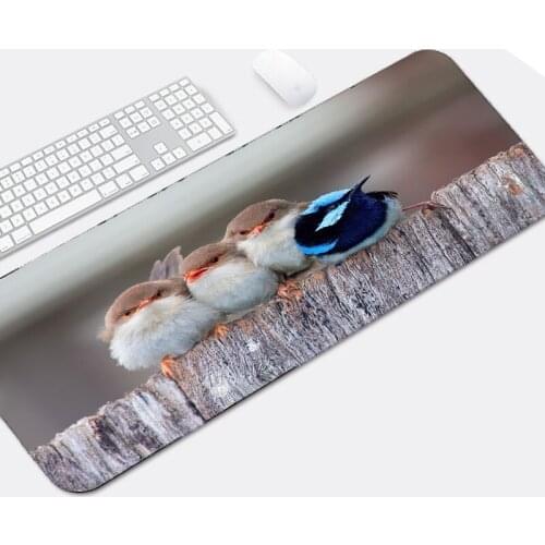 Mairuige Animals Pattern Mousemat Cute Beautiful Birds Crane Printing Art Mousepad Keyboard Antiskid Wear Rubber Table Mousepad