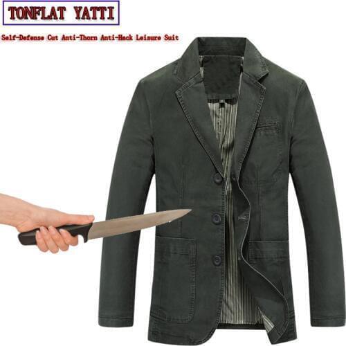 New 2020 Self-defense Suit Security Anti-cut Anti-sta Anti-hack Blazer Military Stealth Defensa Police Personal Tactics Clothing