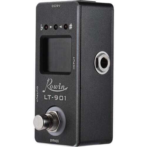 New Lt-901 Guitar Tuner Effect Pedal Mini Chromatic True Bypass Lcd Display Digital Pedal Guitar Parts Accessories