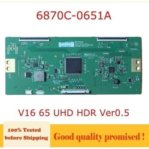 Original LG T-con Board 6870C-0651A For TV Logic Board V16 65 UHD HDR Ver0.5 6870C 0651A V1665UHDHDRVer05 6870C0651A