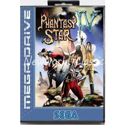 Phantasy Star 4 for 16 bit For Genesis MD Game Card With Box For Sega Mega Drive For Genesi