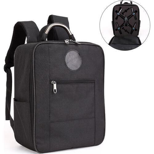 Anti-Shock Knapsack Carrying Bag for MJX Bugs 5W B5W Quadcopter Drone Storage Bag EVA + Waterproof Oxford Backpack Gray / Black
