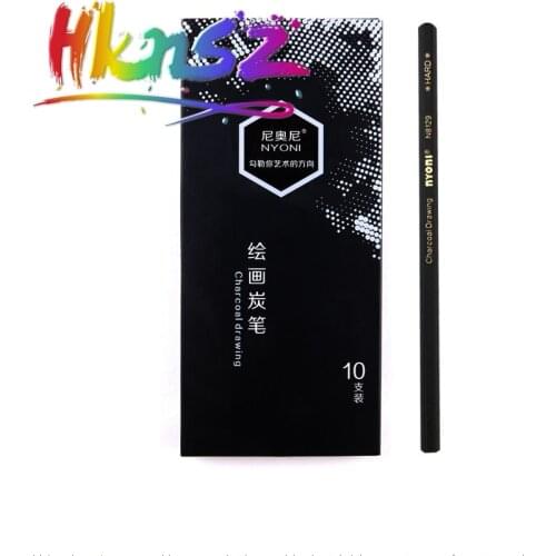 Neoni charcoal pen NYONI charcoal pen art sketch sketch charcoal pen soft medium hard professional painting pencil carbon pen