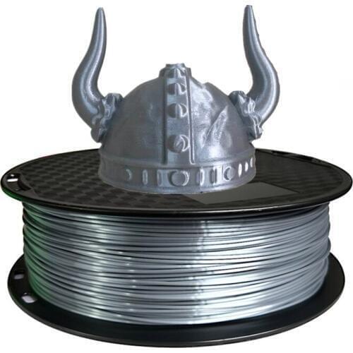 Silver Silk PLA 1.75mm 3D Printer Filament Luxury Silky Rich Luster 250g/500g/1kg Shiny 3D Pen Printing Materials Consumables