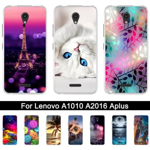 Silicone Case For Lenovo A2016 A1010 A Plus A1010a20 A2016A40 Soft TPU Back Phone Cases Cover For Lenovo A1010 APlus A 1010 Bags