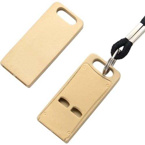 Sports Referee Accessories Sell Brass Double Tube Whistle Classic Portable Outdoor Gadget Emergency Rescue