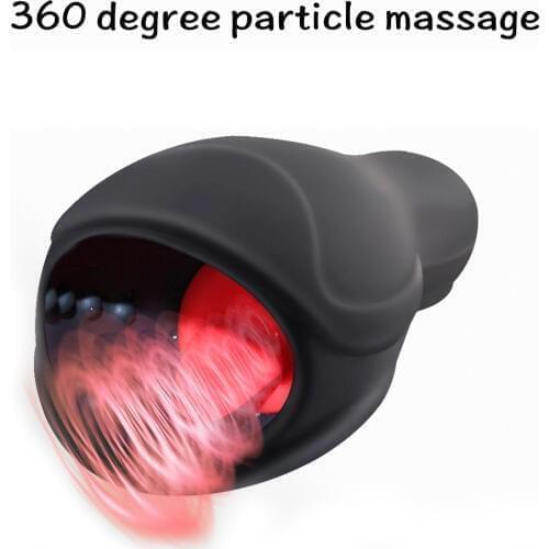 6 Speeds Penis Delay Trainer Cock Masturbation Cup Glans Vibrator Automatic Sucking Oral Climax Pussy Massager Sex Toys for Men