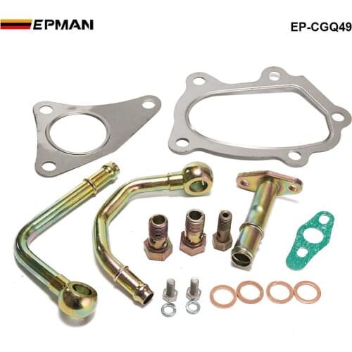 Turbo Oil Water Gasket Line Kit For EJ20 EJ25 TD05H TD06H TD06SL2 Turbocharger EP-CGQ49