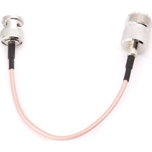 UHF SO239 Female To BNC Male RG316 Pigtail Cable 15cm Radio Coaxial Antenna Cables -hol