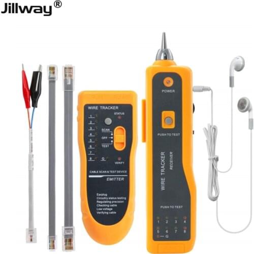 Jillway Wire Tracker Network Cable Finder Cat5Cat6 Cable Detector Line Finder Tool Scan Cable Breakpoint location Diagnose Tone