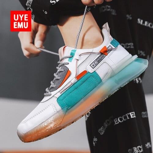 UYEEMU Mens Shoes Catwalk Trends Wild Sports Sneakers Summer 2021 New Fashion Net Red Tide Running Shoes Large Size 39-44 #S78