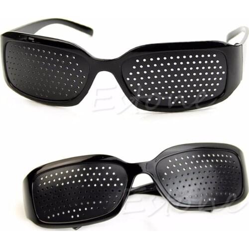 High Quality 1 PC Stenopeic Glasses Vision Anti-fatigue Eyesight Care Improver Pin Small Hole Glasses #J