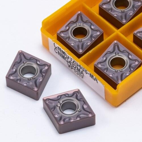 100pcs CNMG120408 MA VP15TF External Turning Tools Carbide inserts CNMG 120408