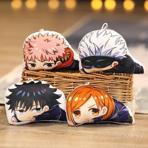 1 PCS 13/45CM Anime Jujutsu Kaisen Cosplay Pillow Soft Plush Yuji Itadori Costume Double Side Printed Doll Gift