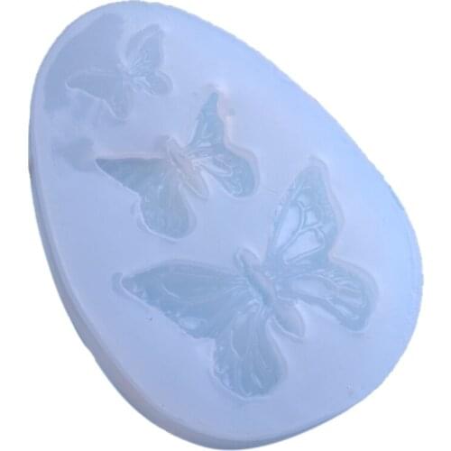 1Pcs UV Resin Jewelry Liquid Silicone Mold Animal Butterfly Resin Charms Molds for DIY Intersperse Decorate Making Molds