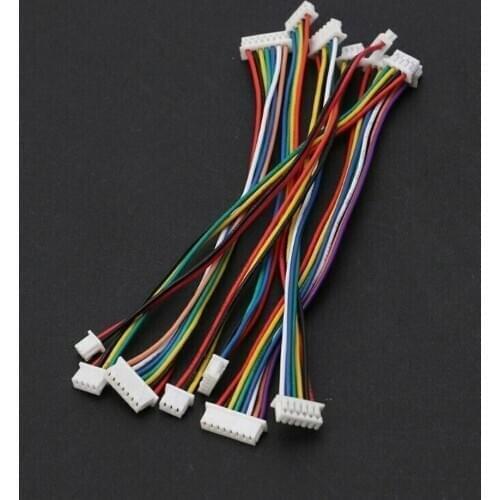 10pcs Double Connector Cable XH 1.25 10cm Lead Plug 2/4/5/10 Pin Forward Direction