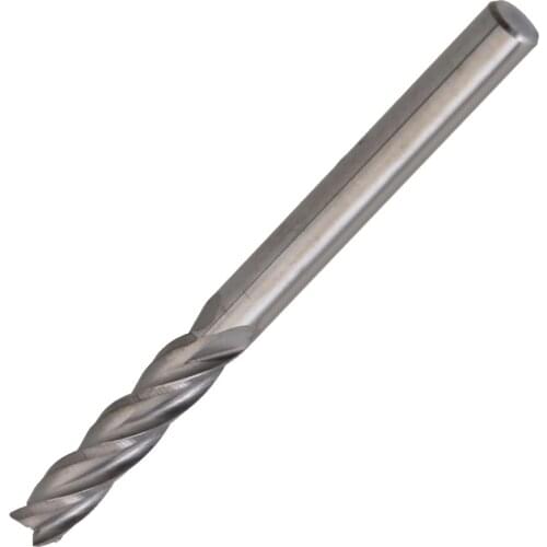 10 x Carbide CNC 4 Flute Spiral Bit End Mill Cutting 1/8" Shank Cut Tool 15mm
