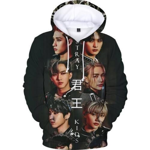 2020 Brand Mens Hoodies Sweatshirts Pullover Hooded Harajuku Jacket Men Stray Kids 3d Hooded Hoodie Sweatshirt Moletom for Male