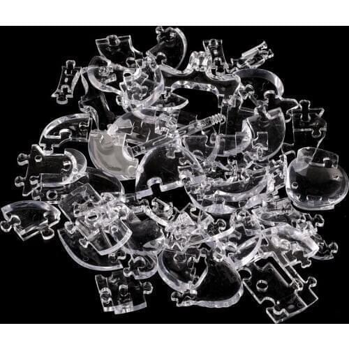 49 pieces NEW 3D Crystal Puzzle DIY Jigsaw Assembly Model Gift Toy Skull Skeleton 3d Puzzles For Adults Children Educational Toy