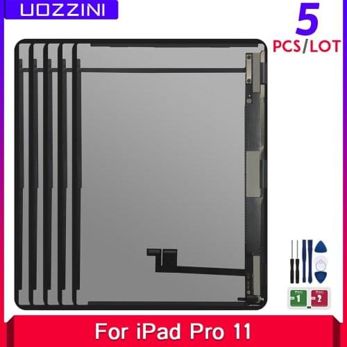 5 Pcs/Lots LCD For Apple iPad Pro 11 1st/2nd Gen A1980 A1934 A1979/A2068 A2228 A2231 Display Touch Screen Assembly Replacement