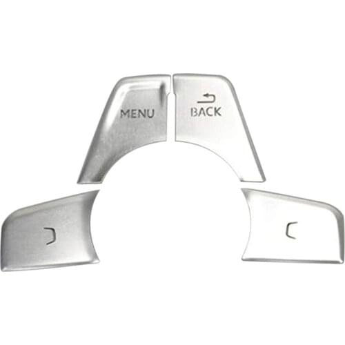 Car Gears Shift Panel Covers Multimedia Buttons Decoration Sticker Interior Auto Accessories Fit for A4 B9 A5