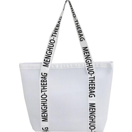 Brand Women Purses and handbags for Girls Men Shoulder Bags Ladies Summer Beach Bags for Women Fashion White Black Large Totes