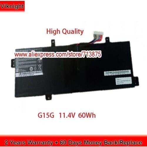 Brand New 11.4V 60Wh G15G Battery for Thunderobot 911 Targa B5Ta T5TB T6a T6b T6c Laptop