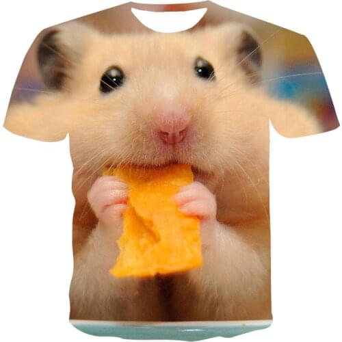 The Newly Released 3d-printed Top Cute Fun Hamster T-shirt Will Be The Summer Bestseller For Little Boys And Girls In 2021 Breat