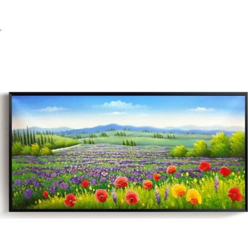 Oil Painting Landscape Hand painted Modern Wall Art Picture for Living room Flower Canvas Paintings