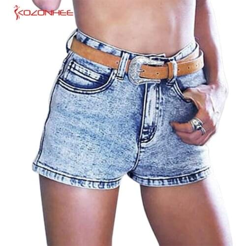 Женские завышенные шорты Kozonhee China At AliExpress