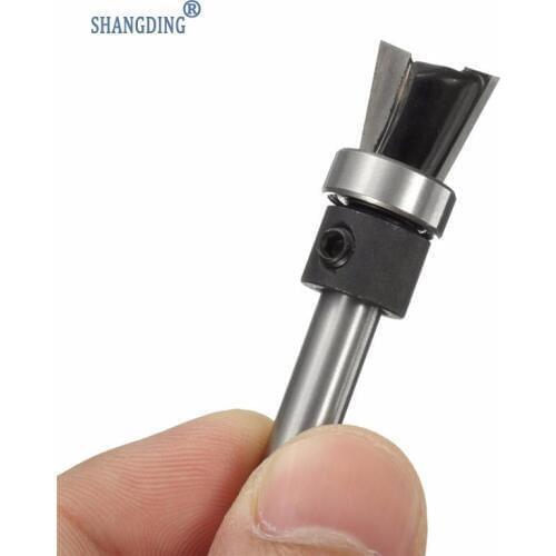 Best Price 10 Degree 1/4inch Shank Carbide Dovetail Joint Router Bit With Bearing Woodworking Cutter Wood Cutter Tool