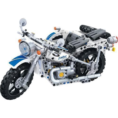 NEW 2020 Technic Ural Side Three-Wheeled 1:8 Moto Building Blocks Motorcycle Model Bricks Classic For Children Toys Gift