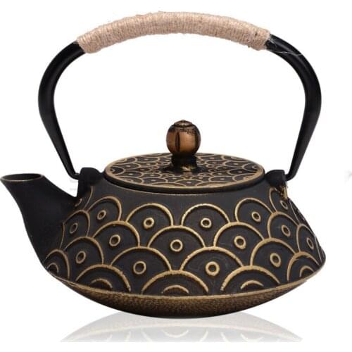 Brand new cast iron teapot set, Japanese teapot, kettle enamel, Kung Fu tea maker, metal strainer, cooking tool