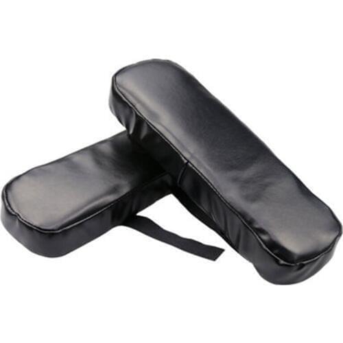 Wheel Chair Armrest Pad Elbow Pain Relief Cushion Memory Foam PU Leather Office 250x75x35mm TB Sale