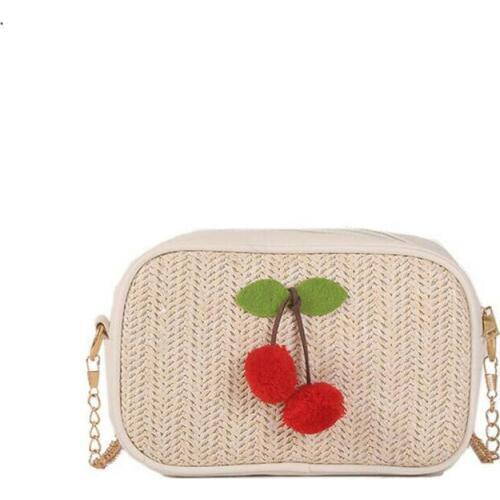Womens Shoulder Bags Straw Bag Elegant Cross Body Chain Bag Evening Party Banquet Messenger Bags /BY