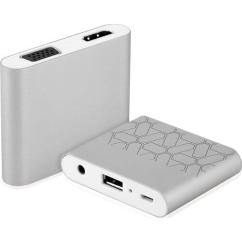 USB VGA Video Converter Female To Female Smart Phone To VGA HD 1080P Digital AV Multiport Adapter for Mobile Phones