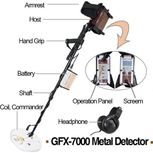 Factory Super Gold Detector Finder GFX7000 for Gold Treasure Hunter In Deep